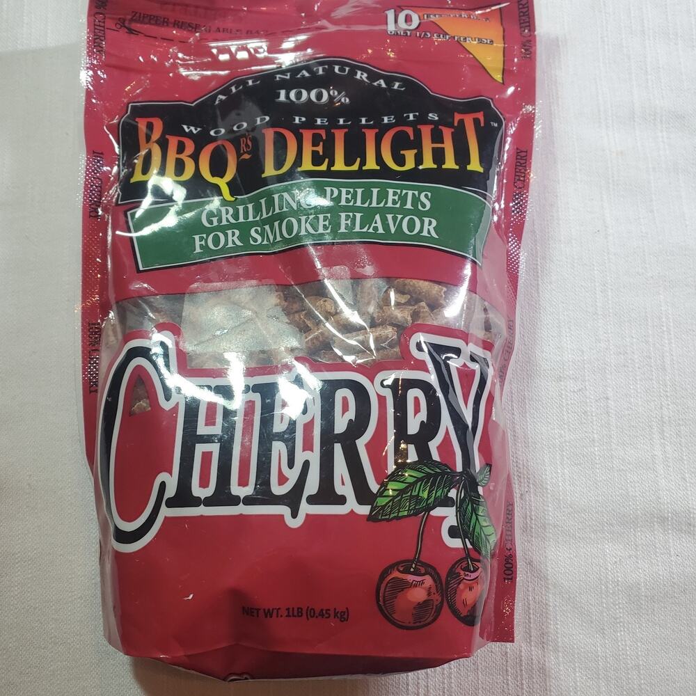 BBQr's Delight Cherry Pellet Blend 1lb Grilling Smoking Pellets 100% All Natural